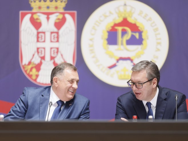 Додик и Вучић (Фото: TANJUG/ MARKO ĐOKOVIĆ) Додик и Вучић (Фото: TANJUG/ MARKO ĐOKOVIĆ) -