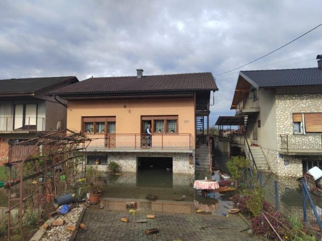 Посљедице поплава у насељу Тукови, Приједор - Фото: РТРС