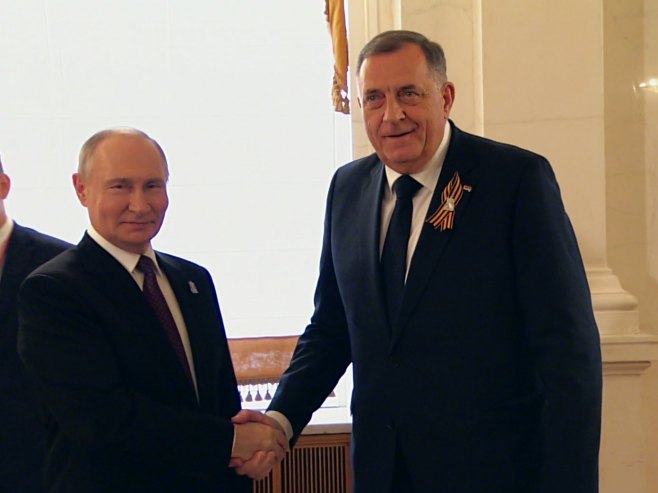 Путин и Додик - Фото: РТРС