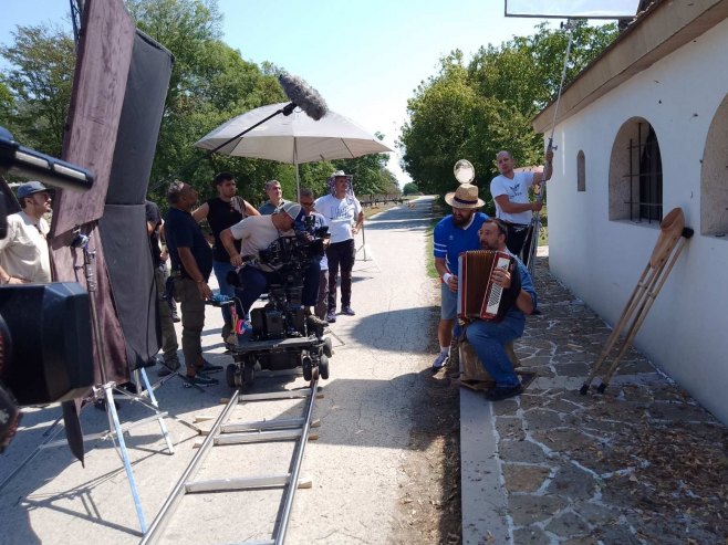 Кадрови са снимања филма "Линија" - Фото: РТРС