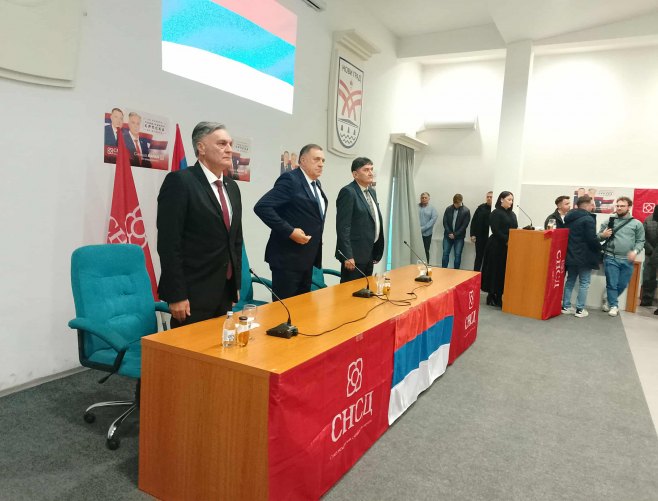 СНСД трибина у Новом Граду - Фото: СРНА