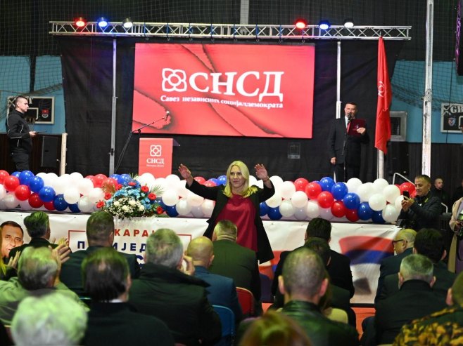 Жељка Цвијановић у Приједору (фото: banjaluka.net/aleksandarstupar - 