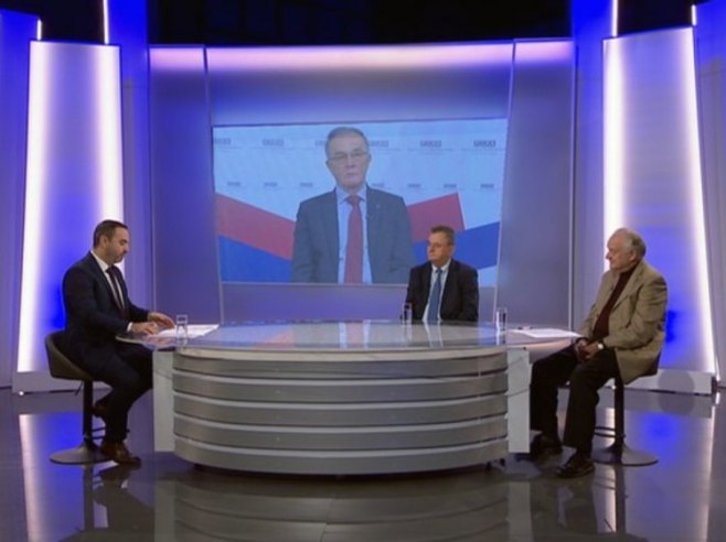 Поповић, Лукић и Калинић, гости Печата Поповић, Лукић и Калинић, гости Печата - Фото: РТРС