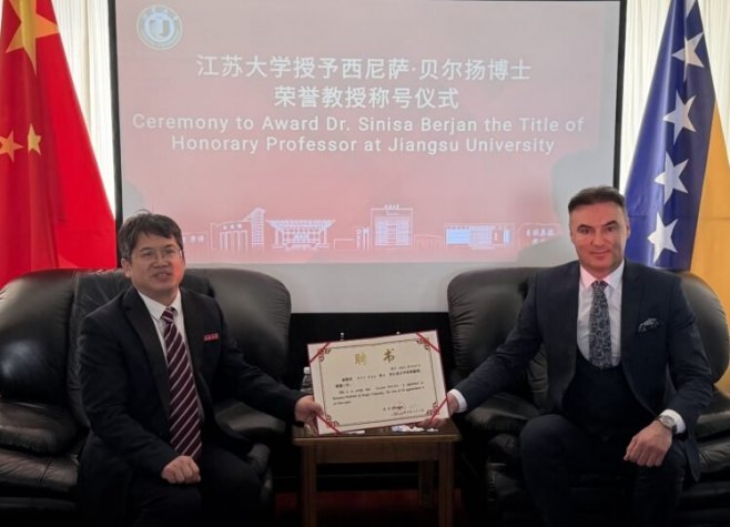 Берјан изабран за почасног професора - Фото: Уступљена фотографија