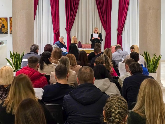 Скупштина Просвјета Мостар Скупштина Просвјета Мостар - Фото: Уступљена фотографија