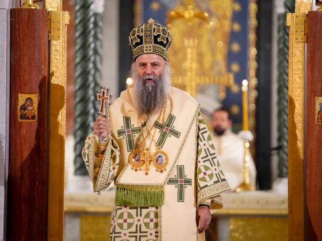 Патријарху Порфирију Светосавска повеља од српске заједнице Сјеверне Македоније
