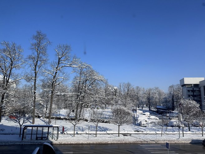 Снијег Бањалука - Фото: РТРС