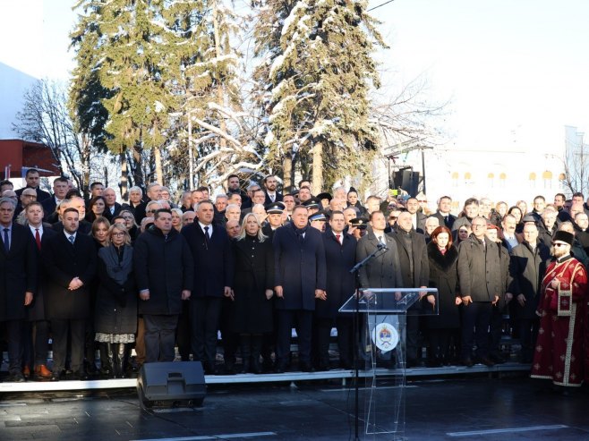 Централно спомен-обиљежје борцима, отварање - Фото: ZIPAPHOTO/Borislav Zdrinja