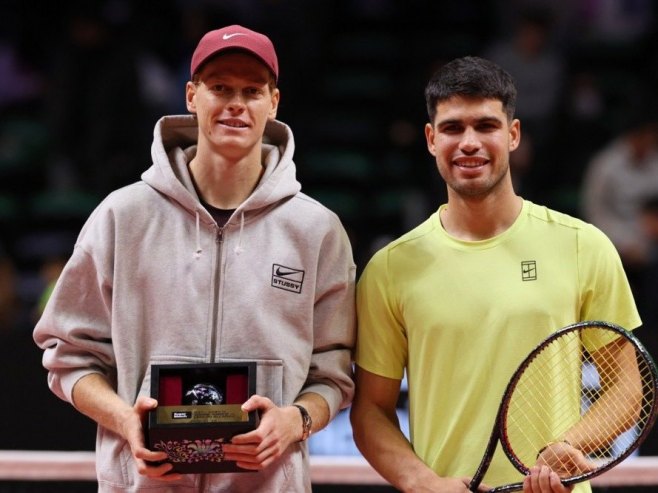 Јаник Синер и Карлос Алкараз (фото: EPA/HAN MYUNG-GU) Јаник Синер и Карлос Алкараз (фото: EPA/HAN MYUNG-GU) -