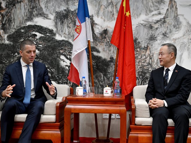 Марко Ђурић и Ли Минг - Фото: СРНА