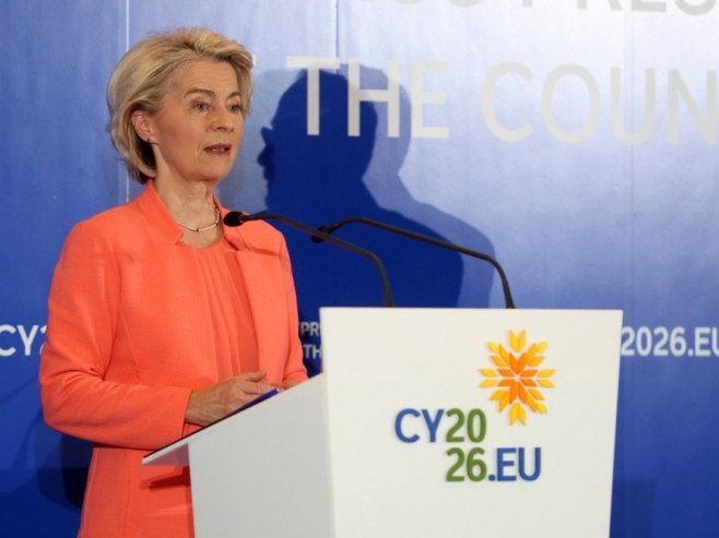 Урсула фон дер Лајен (фото: EPA/GEORGE CHRISTOPHOROU) Урсула фон дер Лајен (фото: EPA/GEORGE CHRISTOPHOROU) -