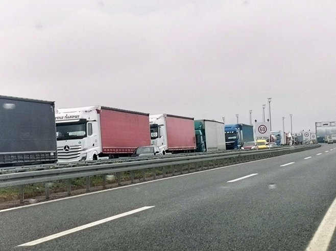 Протест превозника - Фото: РТРС