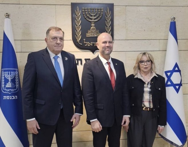 Састанак с предсједником Кнесета Амиром Оханом (фото: x.com/MiloradDodik) - 