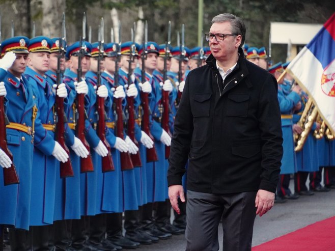 Вучић - Војска резултати (фото:TANJUG/ VLADIMIR ŠPORČIĆ/ nr) - 