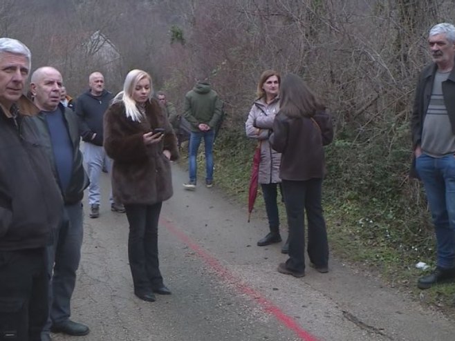 Мостар: Село Кути - протест - Фото: РТРС