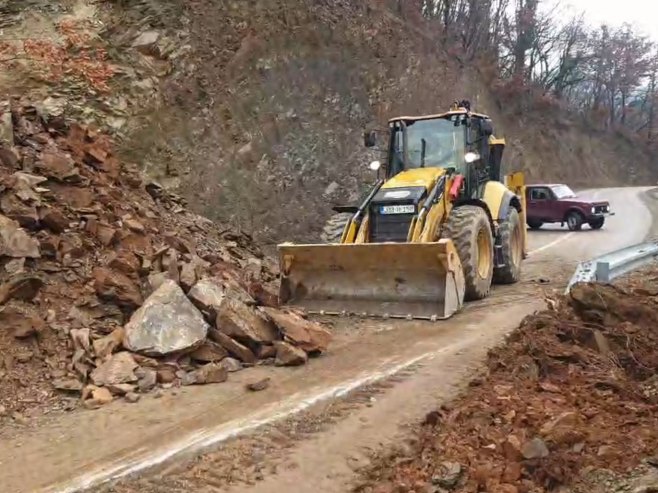 Одрон пута код Фоче - Фото: РТРС