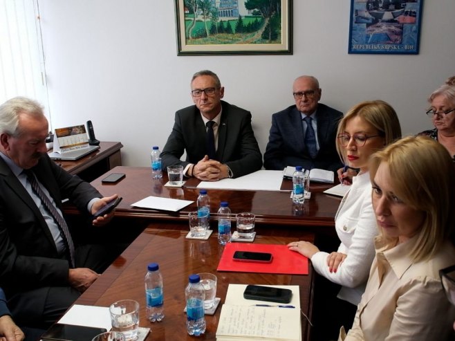 Састанак Радана Остојића и Ратка Трифуновића - Фото: СРНА