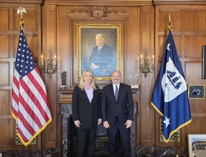 Жељка Цвијановић и Хавард Латник - Фото: Уступљена фотографија