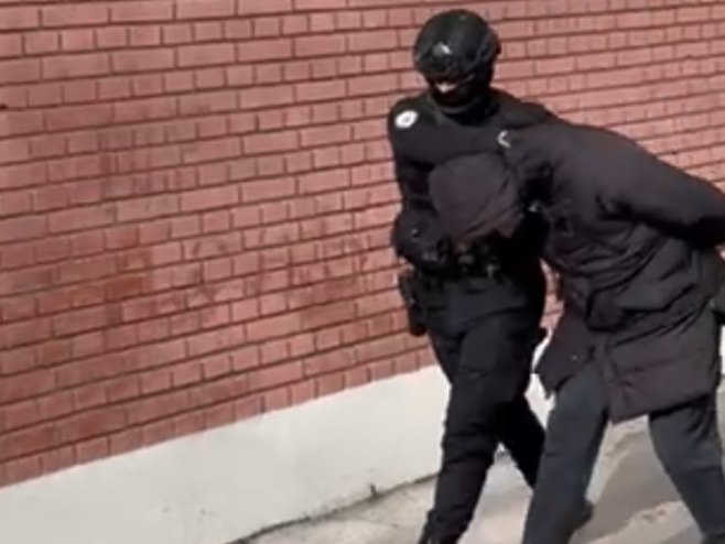 Огњен Орашанин Орас спроведен у Тужилаштво БиХ - Фото: РТРС