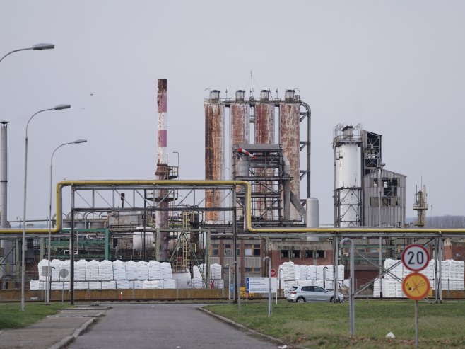 Хемијска индустрија Панчево (ХИП) Петрохемија (фото: TANJUG/MILOŠ MILIVOJEVIĆ/bs) - 