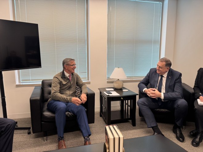 Милорад Додик и Мајкл Флин (фото: x.com/MiloradDodik) - 