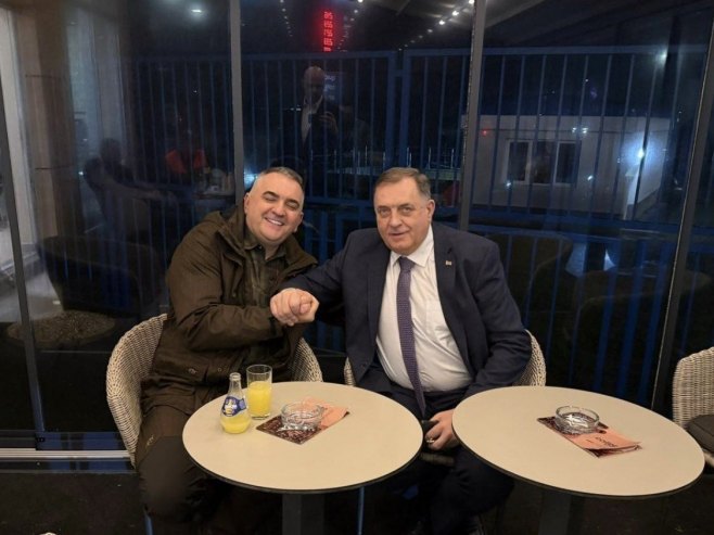 Милорад Додик и Саво Минић (фото: x.com/MiloradDodik) - 