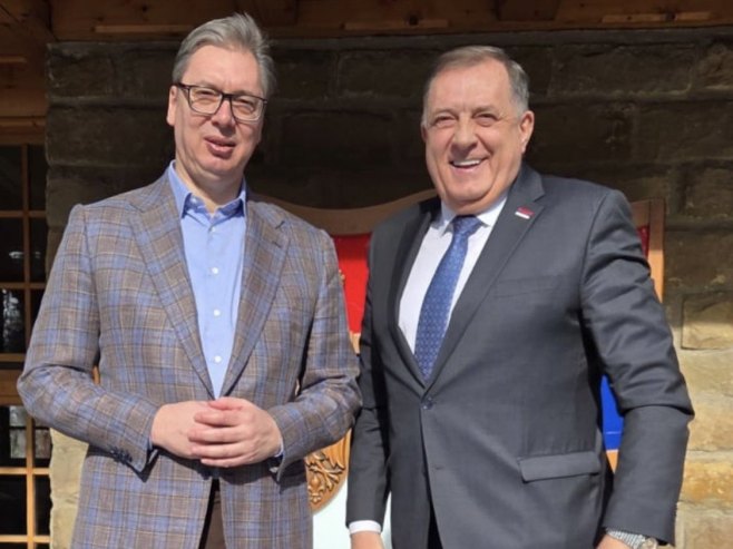 Вучић и Додик - Фото: Уступљена фотографија