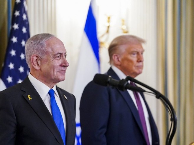 Бењамин Нетанијаху и Доналд Трамп (фото: архива -  EPA/WILL OLIVER / POOL) - 