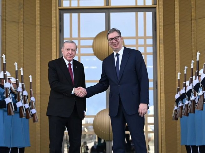 Реџеп Тајип Ердоган и Александар Вучић(фото: instagram.com/buducnostsrbijeav) - 