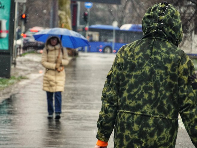 Сутра киша у нижим, а снијег у вишим предјелима