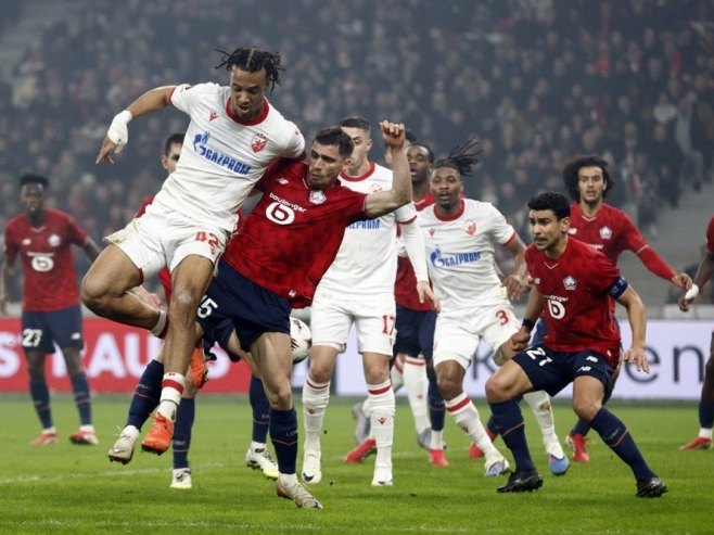 Лил - Црвена звезда (фото: EPA/YOAN VALAT) - 