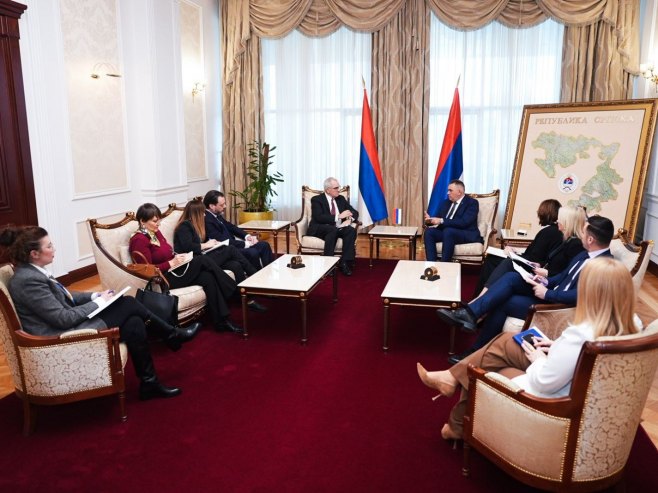 Минић са шефом ОЕБС-а - Фото: Уступљена фотографија