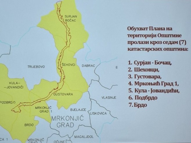 Нацрт плана парцелације за ауто пут Нацрт плана парцелације за ауто пут - Фото: РТРС