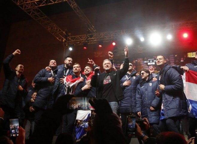 Загреб, дочек рукометаша Хрватске (фото: EPA/ANTONIO BAT - илустрација) - 