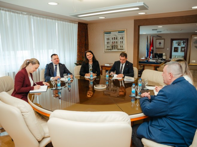 Посјета директора за операције Центра за спровођење закона у Југоисточној Европи (SELEC) МУП-у Српске - Фото: Уступљена фотографија