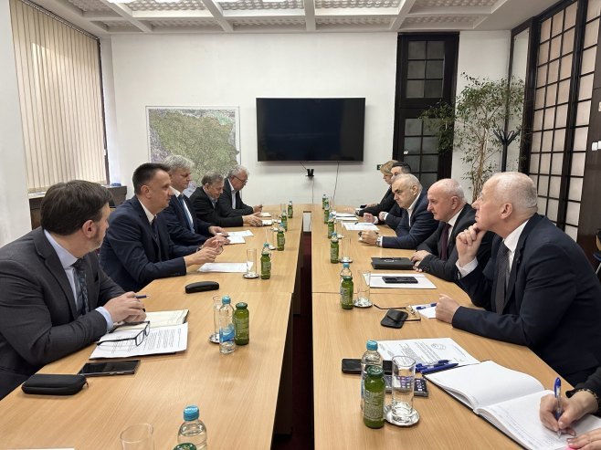 Састанак Петра Ђокића и Зорана Стевановића у Сарајеву са Ведраном Лакићем - Фото: Уступљена фотографија