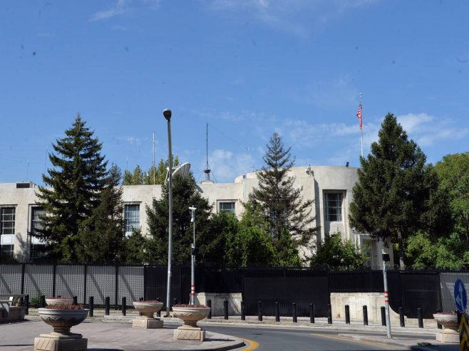 Амбасада САД у Анкари, Турска (фото: EPA/STR) - 