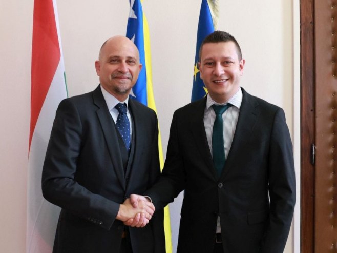 Кристијан Пош и Александар Гогановић - Фото: СРНА