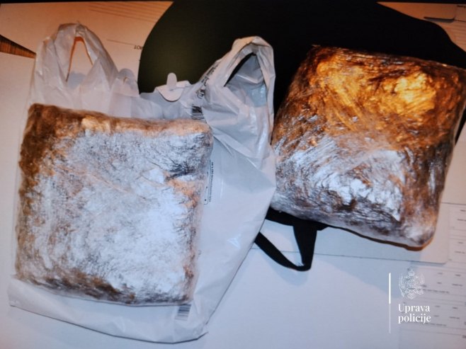 Подгорица - Управа полиције - марихуана - Фото: СРНА