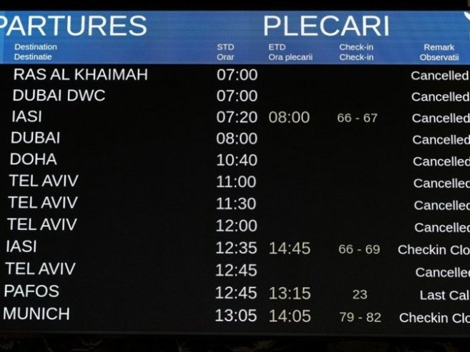 У вртлогу блискоисточне кризе нашла се и авиоиндустрија