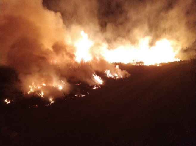 Пожар у Поповом пољу - Фото: РТРС