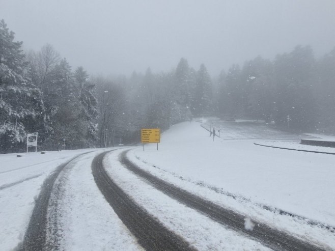 Снијег на Козари - Фото: РТРС