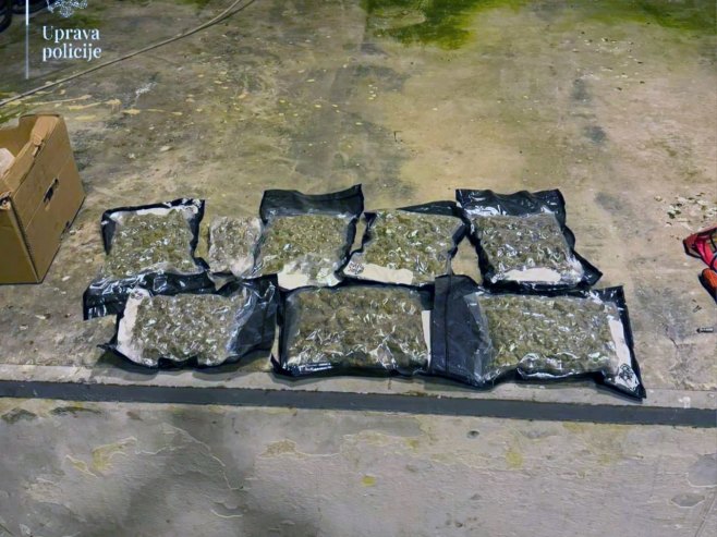 Подгорица, пронађена марихуана - Фото: СРНА