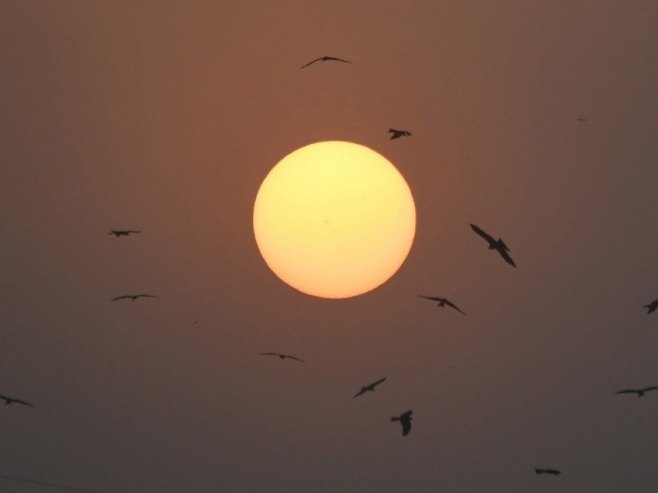 Сунце (Фото: EPA/SHAHZAIB AKBER, илустрација) - 