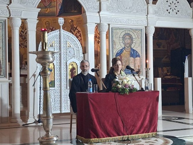 Предавање у требињском Саборном храму - Фото: РТРС