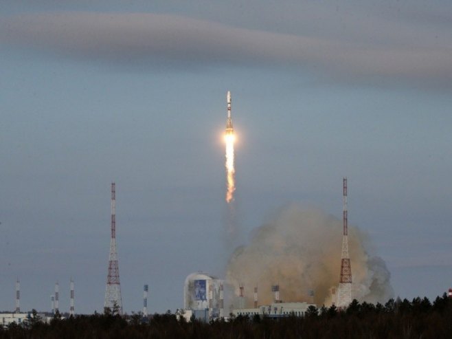 Руска свемирска ракета, архивска фотографија (фото: EPA/MAXIM SHIPENKOV) - 