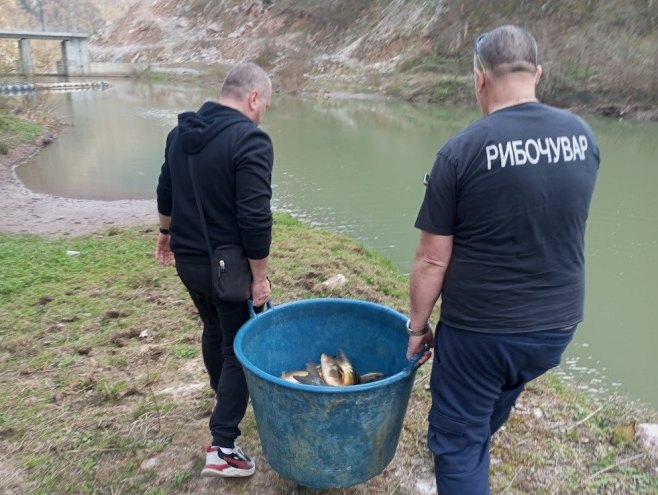 Порибљено Зворничко језеро и ријека Дрињача