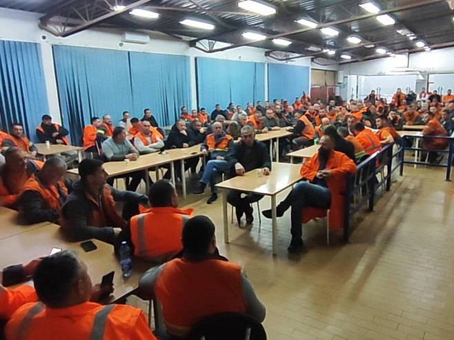 Протест рудара - Фото: РТРС