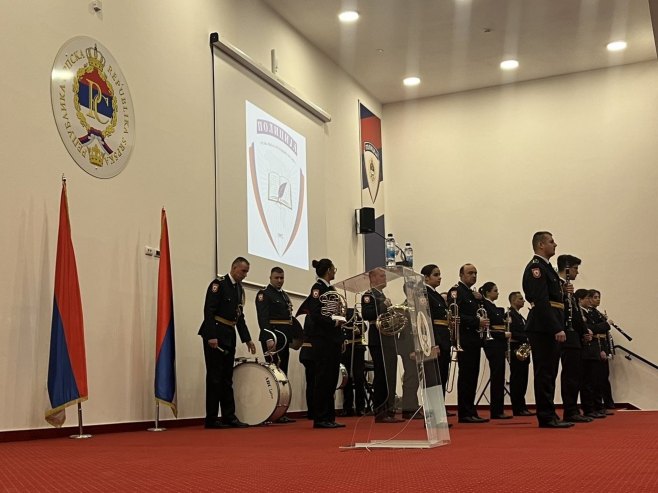 Свечаност поводом Дана Средње школе унутрашњих послова у Залужанима - Фото: РТРС