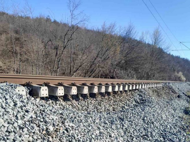 Дионица пруге између Шњеготине и Укрине - Фото: СРНА